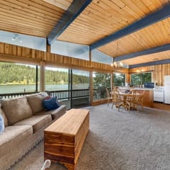 Waterfront Cabin w/ Private Beach & Dock
