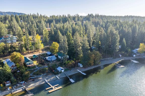 Lakefront Cabin with Private Beach and Dock - Image 1